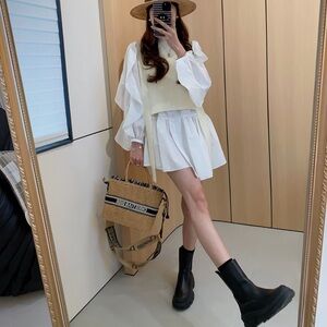 Snidel Layered Two-Piece Top